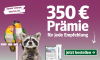 Werbebanner: 350 € Prämie für jede Zeitungs-Empfehlung. Slogan: Immer wissen, was los ist. Jetzt bestellen.