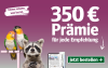 Werbebanner: 350 € Prämie für jede Zeitungs-Empfehlung. Slogan: Immer wissen, was los ist. Jetzt bestellen.